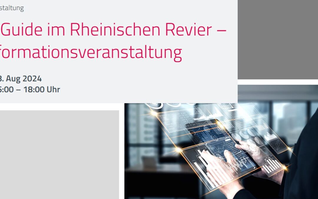 KI Guide im Rheinischen Revier – Einladung zur Informationsveranstaltung