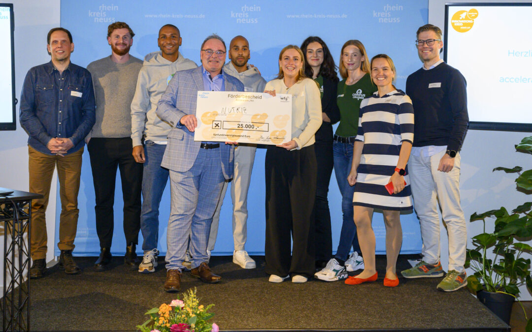 „accelerate_RKN“: Start-up nutriz gewinnt Finale im Wettbewerb um Kreis-Zuschuss