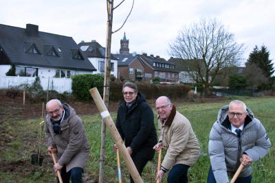 Spatenstich für das Pilotprojekt „Alleen 3“