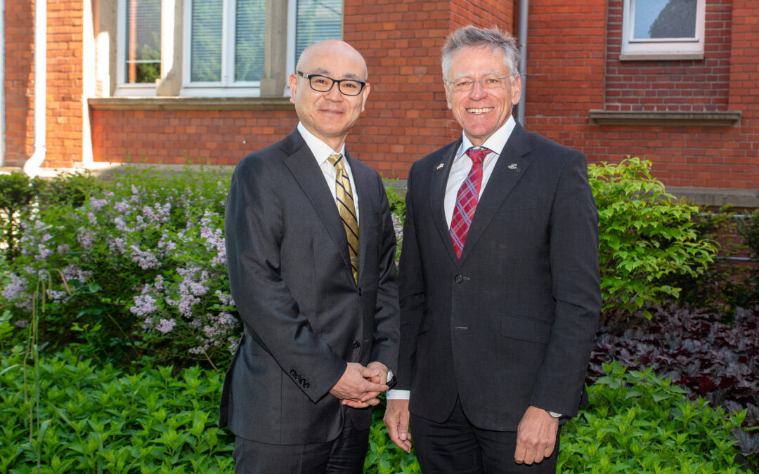 Neuer japanischer Generalkonsul Yoshitaka Tsunoda auf Antrittsbesuch