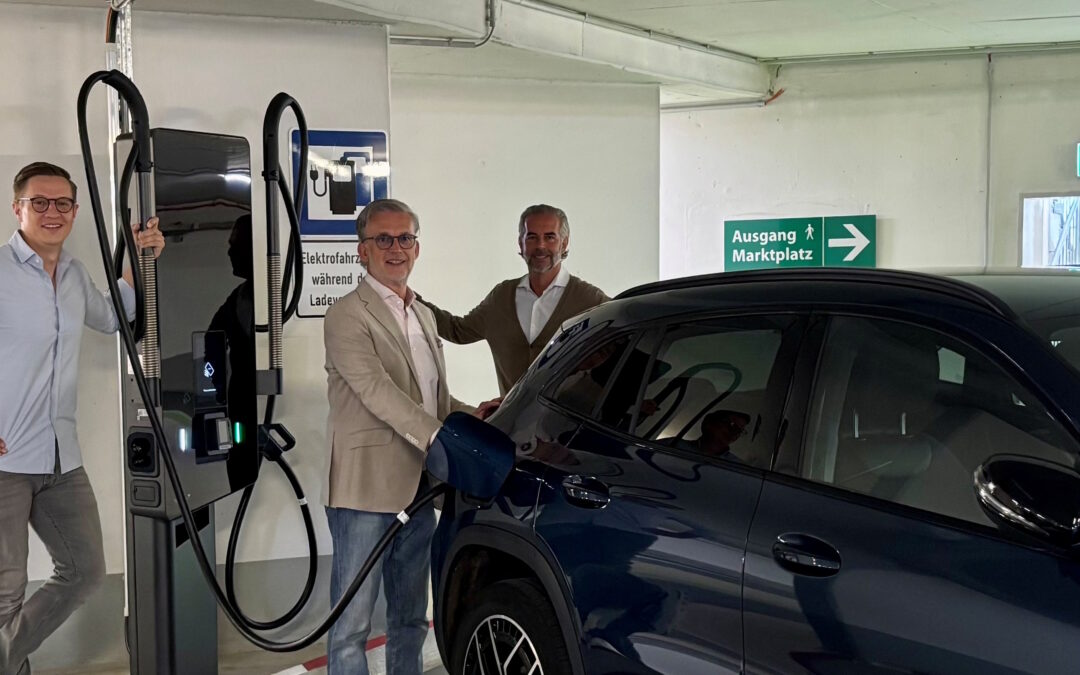 Neues E-Ladeangebot in der städtischen Tiefgarage Rheydt